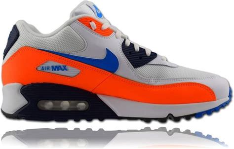 nike air max 90 blauw oranje